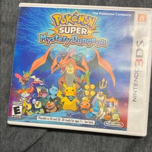 3DS Pokemon Super Mystery Dungeon Game